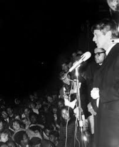Robert Kennedy Speech in Indiana