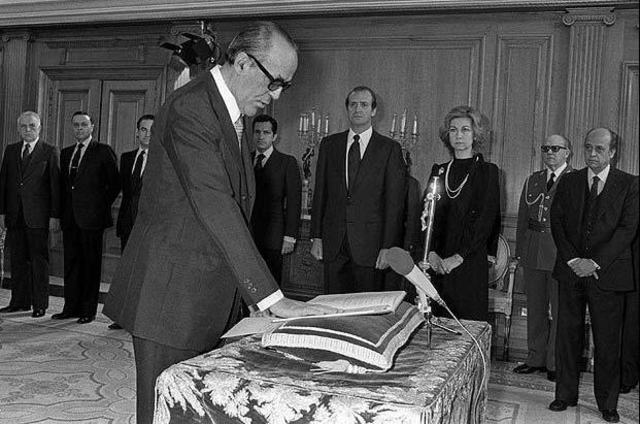 Jura de Calvo Sotelo como presidente del Gobierno