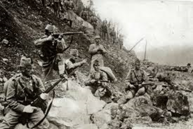 De eerste wereld oorlog zou met kerst voorbij zijn