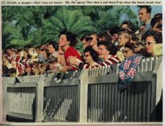 St Kildas last game at Junction Oval