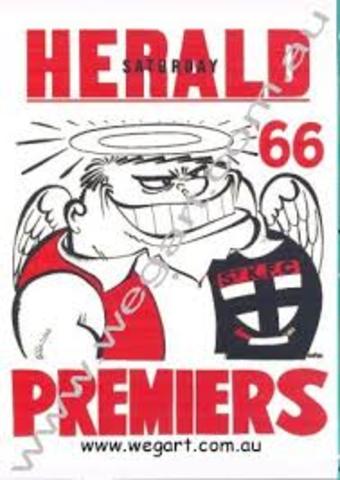 St Kilda win first premiership