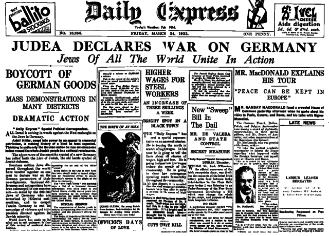 Germany declares war on Russia