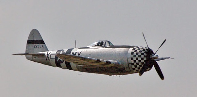 P-47-D aircraft assembly line begins operation