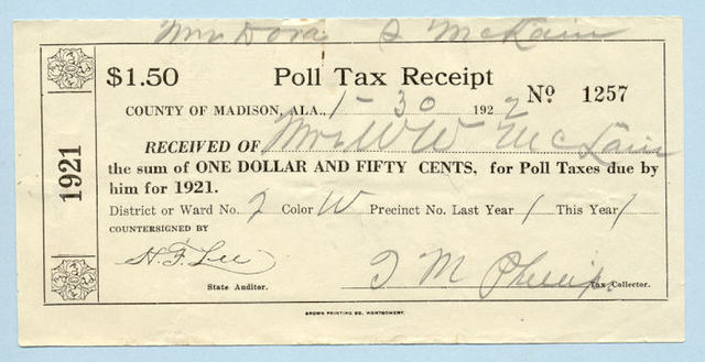 Poll Taxes