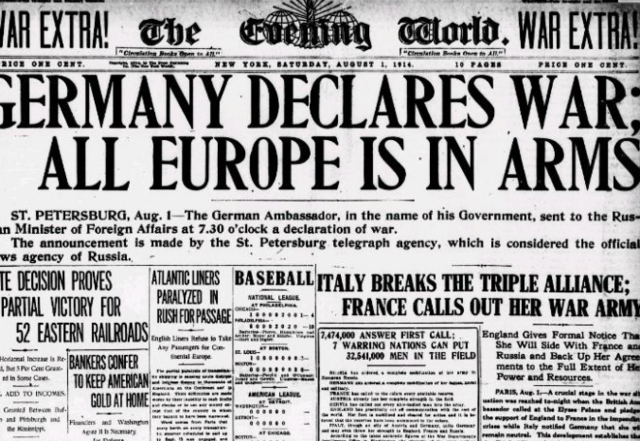 Germany Delcares War on Russia