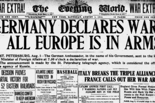 Germany Declares War on Russia