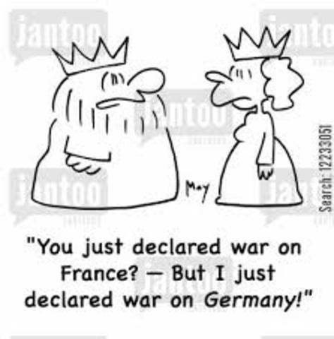 Jermany declares war on France