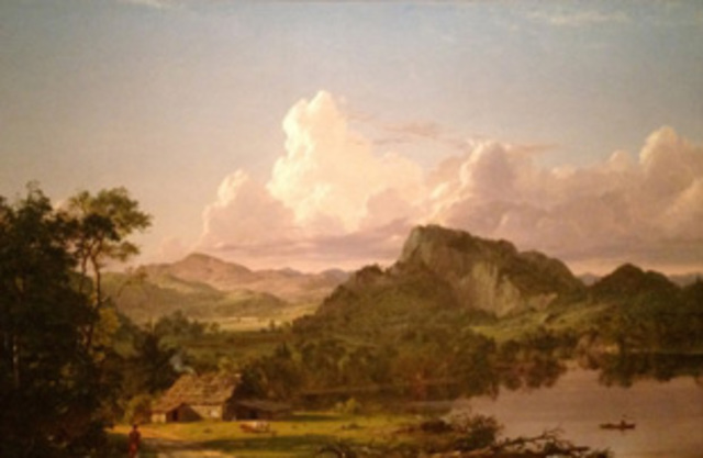 Home by the Lake-Frederic Edwin Church