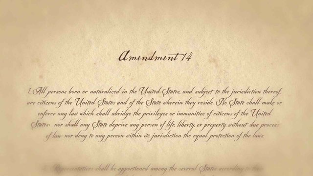 Fourteenth amendment
