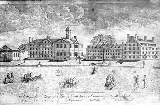 Started Harvard College in Cambridge, MA