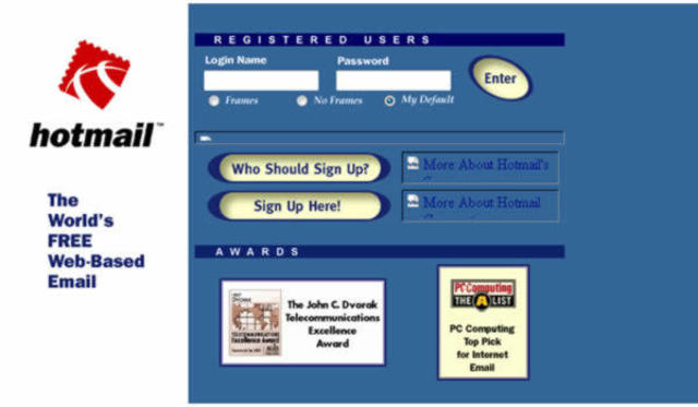 Microsoft compra Hotmail por 400 millones de dólares.