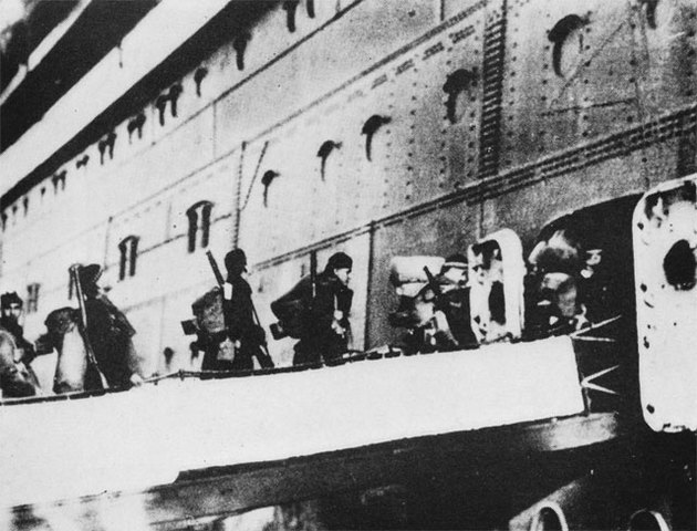 Canada Leaves for Britain