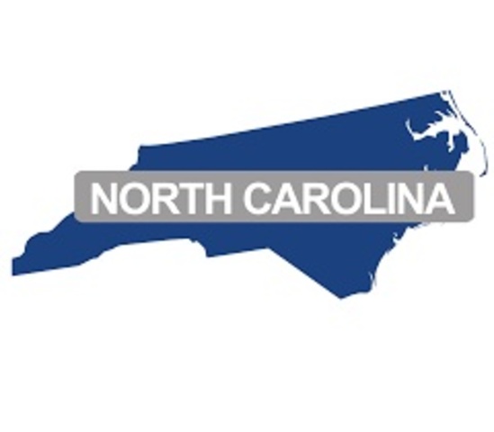 The state of North Carolina was admitted to the union