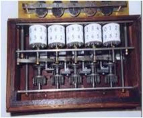 Calculadora basada en engranajes