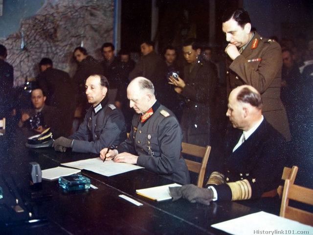 Surrender of Germany in WW2