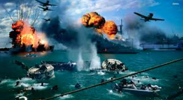Japan attacks Pearl Harbor