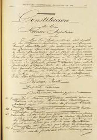 SANCION DE LA CONSTITUCION