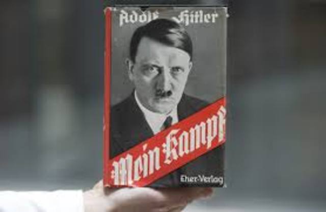 HItler Publishes Mein Kamp