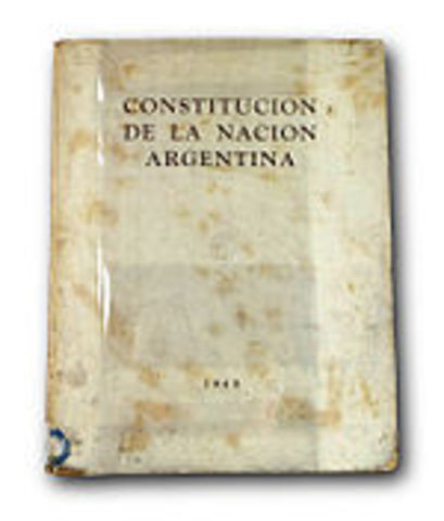 Sancion de la Constitucion