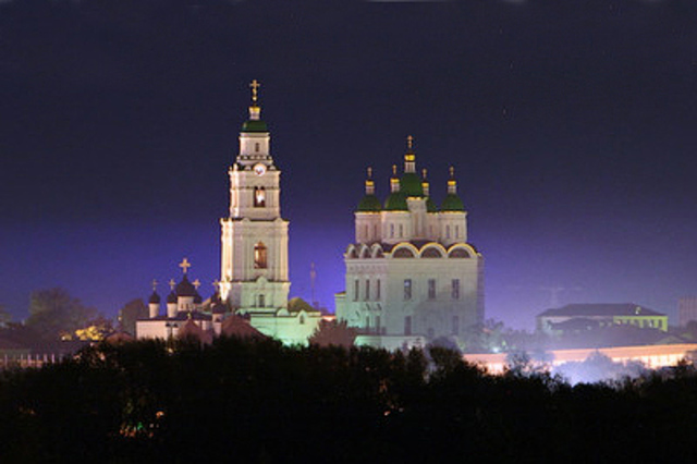 Освящение верхнего храма Успенского собора