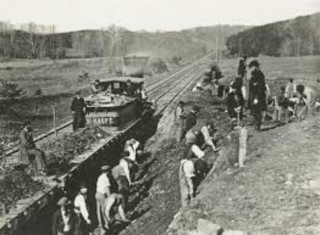 Completion of Trans Continental Railroad