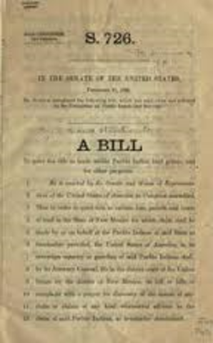 Bursum Bill is proposed