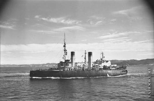 Ледокол во время Великой Отечественной войны.