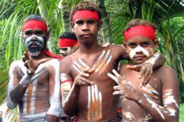 helping the aborigines