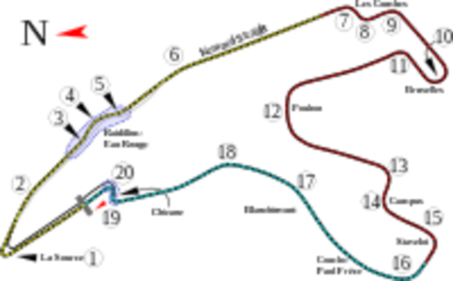 Fecha 12 - GP de Bélgica - Circuito de Spa-Francorchamps