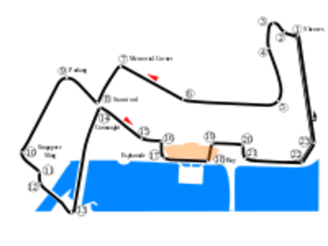 Fecha 14 - GP de Singapur - Circuito Urbano Marina Bay