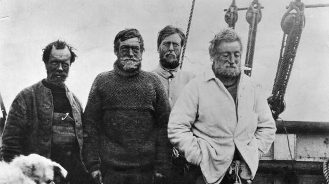 Ernest Shackleton, Frank Wild, Eric Marshall and Jameson Adams attempted to reach the South Pole
