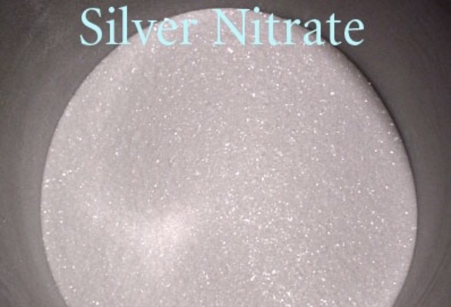 discovery that silver nitrate changes