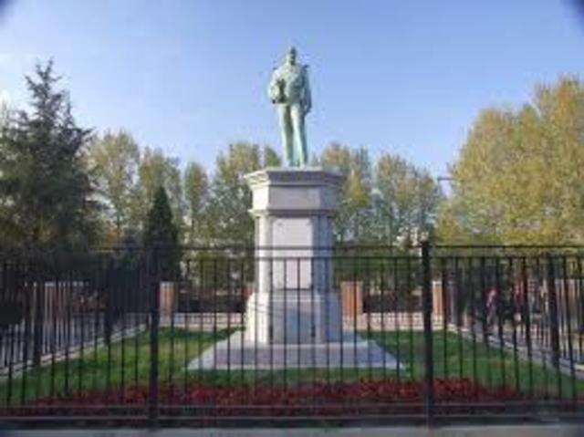 Construcción del parque Duque de Ahumada