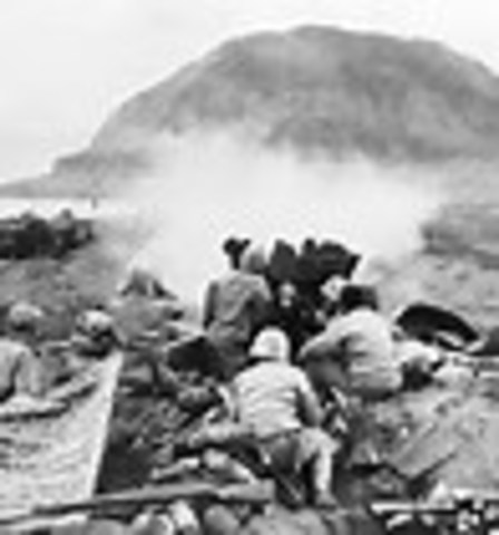 begining of battle of iwo jima