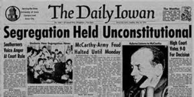 Brown vs. the Board of Education