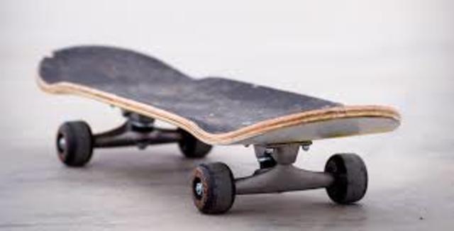 First Skateboard