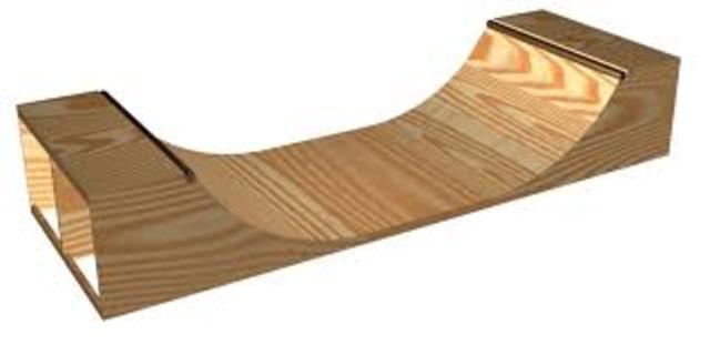 Built a half pipe in my back yard