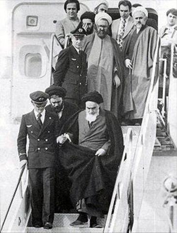 Ayatollah Khomeini Returns as Leader of Iran