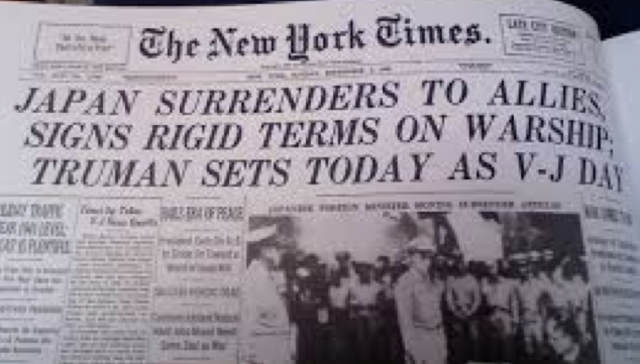 Official Surrender of Japan