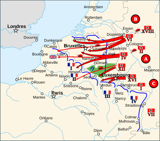 Germany attacks France