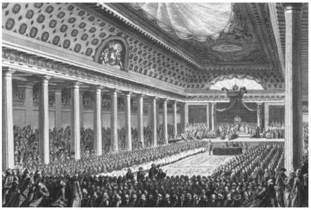 Meeting of the Estates General in Versailles