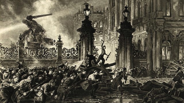 Stroming of the winter palace.