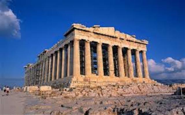 The Construction of the Partheon is Completed in Athens (447 BCE)