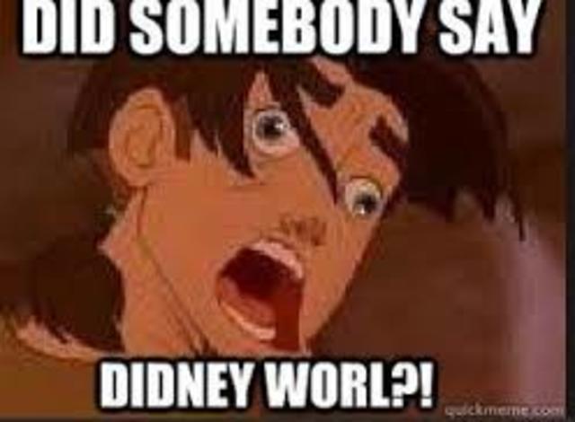 Marched in the Disney World Parade