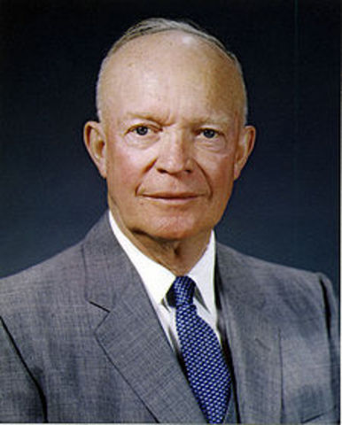 Dwight Eisenhower is elected President