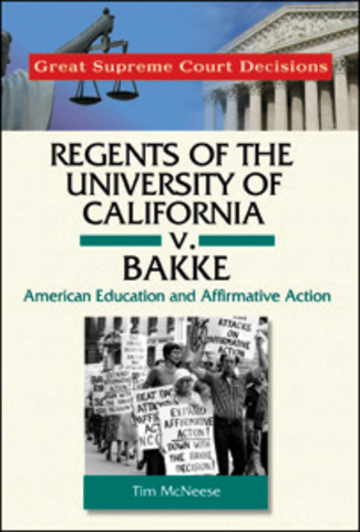 Regents of The University of Cal. Vs. Bakke
