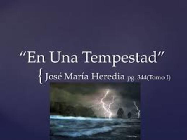 En una tempestad