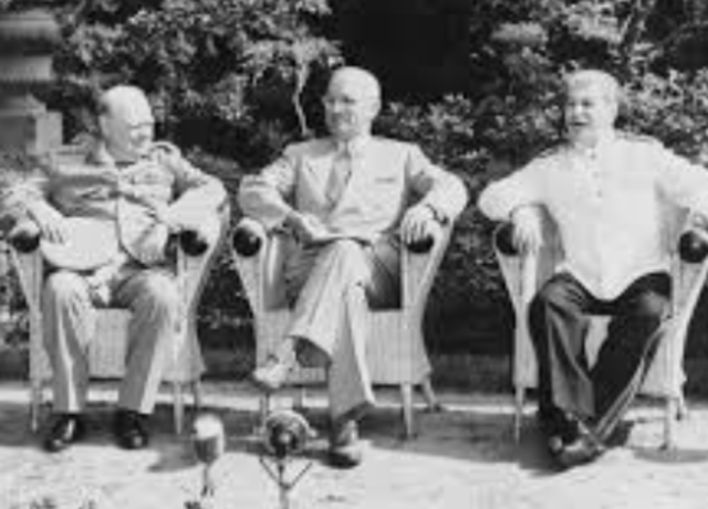 Roosevelt, Churchill, Stalin met to plan for postwar peace