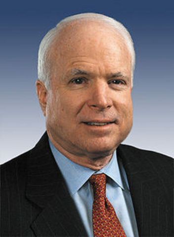 John McCain announces he will run for President