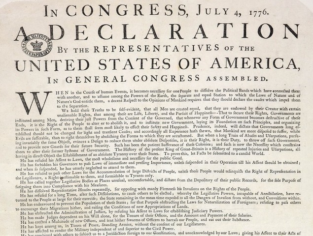 Declaration of independence
